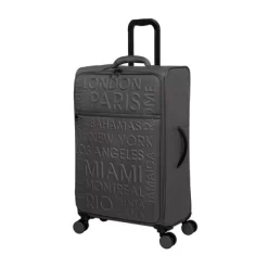 It Luggage Citywide Softside Medium Checked Spinner Suitcase -All Pack Shop GUEST 00020e06 9af5 4152 a4c3 2d0cad929a8e