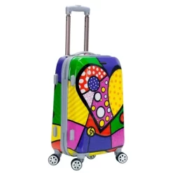 Rockland Vision Polycarbonate Hardside Carry On Spinner Suitcase -All Pack Shop GUEST 00e9e223 1012 451e afbb b242809423be