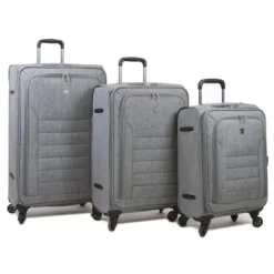 Dejuno Noir Lightweight 3-Piece Spinner Luggage Set With Laptop Pocket -All Pack Shop GUEST 0156ccbe 2a5d 45c9 b865 de153e1164db