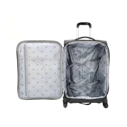 Skyline Softside Medium Checked Spinner Suitcase - Gray -All Pack Shop GUEST 0198168f 8d4e 4be3 b300 6081921cfe15