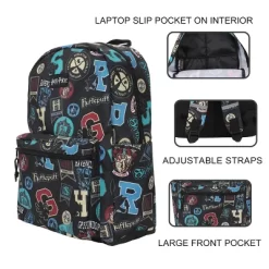 Harry Potter Hogwarts Crest And House Banners Adult 17" Laptop Backpack 7 Harry Potter Hogwarts Crest And House Banners Adult 17" Laptop Backpack -All Pack Shop GUEST 027b8d4d 2ba2 40fa bb5f 8ea36be56d30