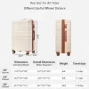 3 PCS Luggage Set, ABS Hardshell Expanable Spinner Suitcase With TSA Lock (20/24/28)-ModernLuxe