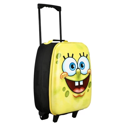 Kids SpongeBob SquarePants ABS Shell Collapsible Luggage For Kids Boys 2 Kids SpongeBob SquarePants ABS Shell Collapsible Luggage For Kids Boys - Image 2