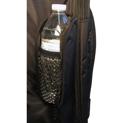 17" Under-The-Seat Overnight Expandable Computer Rollaboard W/USB Port 4 17" Under-The-Seat Overnight Expandable Computer Rollaboard W/USB Port - Image 4