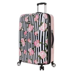 Betsey Johnson Expandable Hardside Medium Checked Spinner Suitcase 17 Betsey Johnson Expandable Hardside Medium Checked Spinner Suitcase -All Pack Shop GUEST 07489b52 ea6e 4098 a506 0d894842d908