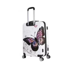 InUSA Lightweight Hardside Medium Checked Spinner Suitcase - Butterfly -All Pack Shop GUEST 09fa3d4e 14d5 4d39 8374 4756db5e026a