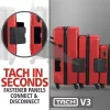 TACH V3 Connectable Hardside Spinner Suitcase Luggage Bags, 3 Piece Set