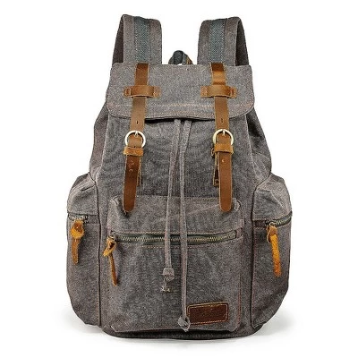 Gearonic Outdoor Sport Vintage Canvas Military Backpack 8 Gearonic Outdoor Sport Vintage Canvas Military Backpack - Image 8