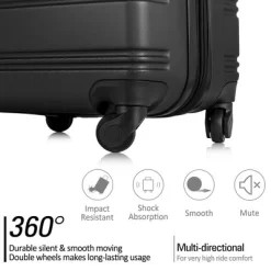 3 PCS Luggage Set, Hardside Spinner Suitcase With TSA Lock (20/24/28)-ModernLuxe -All Pack Shop GUEST 1631f330 eed0 4ec4 802d f061ea20f767