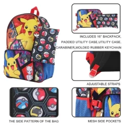 Pokemon Trainer Gotta Catch 'Em All Youth 5-Piece Backpack Set -All Pack Shop GUEST 1702e220 dc13 4567 88ce bf868dd8102c