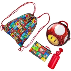 Super Mario Backpack With Detachable Mushroom Lunch Tote 16 Inch 5 Piece Set Multicoloured -All Pack Shop GUEST 17a1d128 f0b6 4a21 9b3e 7f63a3a89240