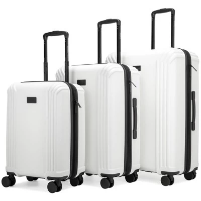 Badgley Mischka Evalyn 3pc Hardside Checked Expandable Spinner Luggage Set 13 Badgley Mischka Evalyn 3pc Hardside Checked Expandable Spinner Luggage Set - Image 13