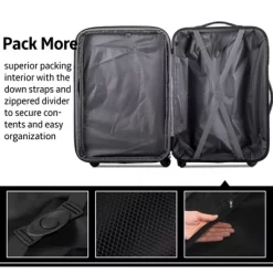 3 PCS Luggage Set, Hardside Spinner Suitcase With TSA Lock (20/24/28)-ModernLuxe -All Pack Shop GUEST 18ff0043 0c61 46da 9c45 5775826cebcc