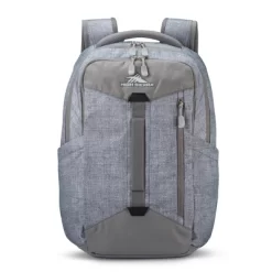 High Sierra Clubs Everyday Reflective Accent Backpack With Tablet Sleeve, Adjustable Shoulder Straps, And Comfort Mesh Back, Silver Heather