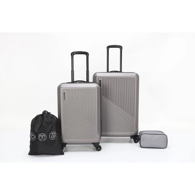 Skyline 24" Hardside Checked 4pc Luggage Set 17 Skyline 24" Hardside Checked 4pc Luggage Set - Image 17