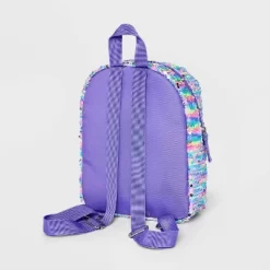 Girls' 10.5" Reverse Sequin Mini Backpack - Cat & Jack™ Purple