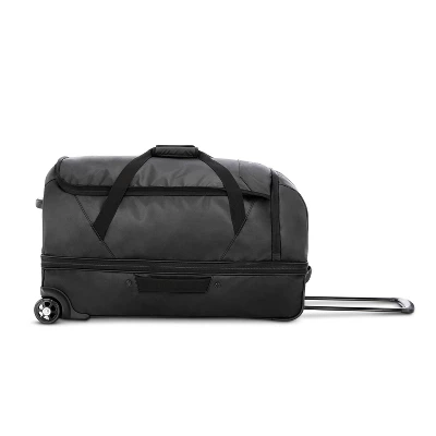 High Sierra Wheeled Drop Bottom 70L Duffel Bag - Black Graphic Carton 2 High Sierra Wheeled Drop Bottom 70L Duffel Bag - Black Graphic Carton - Image 2
