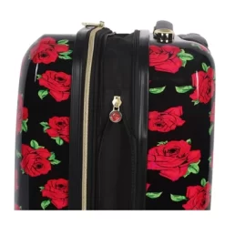 Betsey Johnson Expandable Hardside Carry On Spinner Suitcase