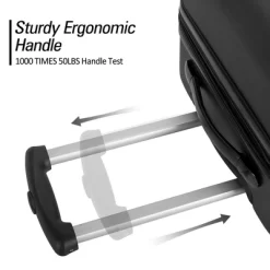 3 PCS Luggage Set, Hardside Spinner Suitcase With TSA Lock (20/24/28)-ModernLuxe -All Pack Shop GUEST 2080740c 1622 4f79 a89a 07964217dfee