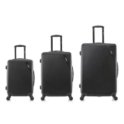 DUKAP Discovery Lightweight Hardside Checked Spinner Luggage Set 3pc