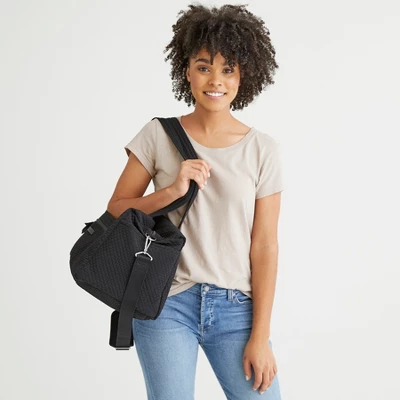 Vera Bradley Women's Microfiber Medium Travel Duffel Bag 5 Vera Bradley Women's Microfiber Medium Travel Duffel Bag - Image 5