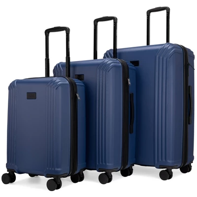 Badgley Mischka Evalyn 3pc Hardside Checked Expandable Spinner Luggage Set 12 Badgley Mischka Evalyn 3pc Hardside Checked Expandable Spinner Luggage Set - Image 12