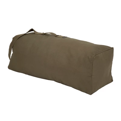 Stansport 42" Cotton Canvas Duffel Bag With Shoulder Strap 1 Stansport 42" Cotton Canvas Duffel Bag With Shoulder Strap