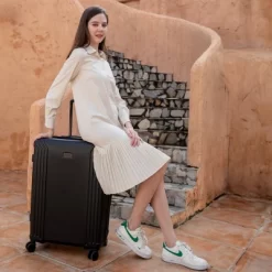 Badgley Mischka Evalyn 3pc Hardside Checked Expandable Spinner Luggage Set 19 Badgley Mischka Evalyn 3pc Hardside Checked Expandable Spinner Luggage Set -All Pack Shop GUEST 2a0c35f5 7b6a 4102 93e7 6a66e28ae619