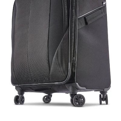 American Tourister Phenom Softside Large Checked Spinner Suitcase 4 American Tourister Phenom Softside Large Checked Spinner Suitcase - Image 4