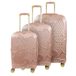 Disney Ful Textured Minnie Mouse Hard Sided 3 Piece Luggage Set , 29, 25, And 21in Suitcases -All Pack Shop GUEST 2d442117 7242 40e4 a8f0 236203d50639