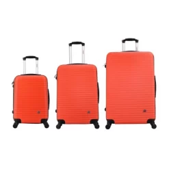 InUSA Royal 3pc Lightweight Hardside Checked Spinner Luggage Set -All Pack Shop GUEST 2d766322 5531 4a44 ad0c b73addcec1bb