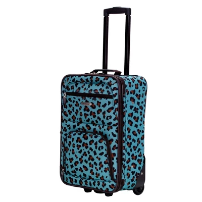 Rockland Jungle 4pc Softside Checked Luggage Set 2 Rockland Jungle 4pc Softside Checked Luggage Set - Image 2