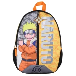 Naruto Backpack 3D Quilted Character 16" Kids School Travel Backpack Multicoloured