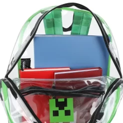 Minecraft 17" Clear Plastic Backpack With Removable Laptop Pocket -All Pack Shop GUEST 33eff675 9f4f 43eb 91d9 06dad740b665