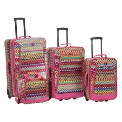 Rockland Escape 4pc Softside Checked Luggage Set 18 Rockland Escape 4pc Softside Checked Luggage Set -All Pack Shop GUEST 3a5e2c98 1a20 46d2 8305 91cccdafc42c