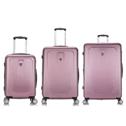 DUKAP Crypto Lightweight 3pc Hardside Luggage Set
