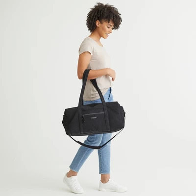 Vera Bradley Women's Microfiber Medium Travel Duffel Bag 4 Vera Bradley Women's Microfiber Medium Travel Duffel Bag - Image 4