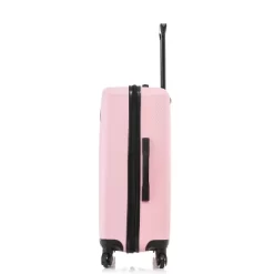 DUKAP Discovery Lightweight Hardside Large Checked Spinner Suitcase - Pink -All Pack Shop GUEST 3e89e78f 030b 468f b79d eb1bd219b269