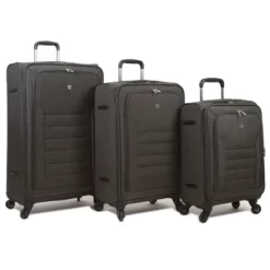 Dejuno Noir Lightweight 3-Piece Spinner Luggage Set With Laptop Pocket -All Pack Shop GUEST 41c31840 6755 4076 87ae 3a9b2e18173a