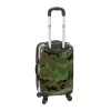 Rockland 3pc Polycarbonate/ABS Hardside Checked Spinner Luggage Set - Camo