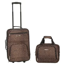 Rockland Rio 2pc Softside Carry On Luggage Set -All Pack Shop GUEST 47f91514 a0e1 47db b5ff 2c4dadb8ec19