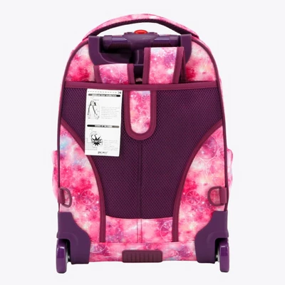 JWorld Sparkle Kids' Rolling 15" Backpack - Purple Galaxy 5 JWorld Sparkle Kids' Rolling 15" Backpack - Purple Galaxy - Image 5