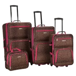Rockland Jungle 4pc Softside Checked Luggage Set 15 Rockland Jungle 4pc Softside Checked Luggage Set -All Pack Shop GUEST 4b5484fa 3d06 4342 aed1 73addac50ced