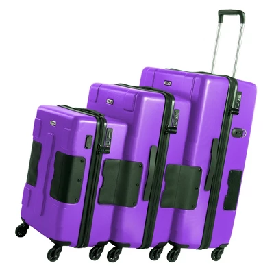 TACH V3 Connectable Hardside Spinner Suitcase Luggage Bags, 3 Piece Set 10 TACH V3 Connectable Hardside Spinner Suitcase Luggage Bags, 3 Piece Set - Image 10