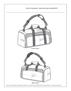 Port Authority 30L Duffel Bag For Gym, Sports, And Workouts Athletes - With Separate End Pouch For Shoes Or Gear -All Pack Shop GUEST 4d1c534b f21f 4e35 9055 2a5bfe7ff0ed