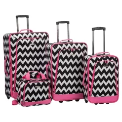 Rockland Escape 4pc Softside Checked Luggage Set 17 Rockland Escape 4pc Softside Checked Luggage Set -All Pack Shop GUEST 51aa467b 0266 4fec 8a0a d75f81bf357e