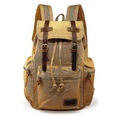 Gearonic Outdoor Sport Vintage Canvas Military Backpack 10 Gearonic Outdoor Sport Vintage Canvas Military Backpack - Image 10