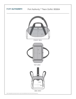 Port Authority Classic Sporty Duffel Bag With Ventilated Shoe Compartment - 50L -All Pack Shop GUEST 57226d82 48fc 4b35 9e9c bae487200ae8