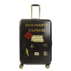WB Harry Potter Ful Hogwart Express Hardside Printed Abs 29 Inch Luggage Black