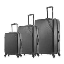 DUKAP Discovery Lightweight Hardside Checked Spinner Luggage Set 3pc -All Pack Shop GUEST 58e44acc d66f 4b1e 8319 f0c7677d246c